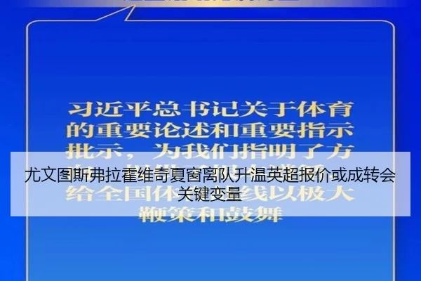 尤文图斯弗拉霍维奇夏窗离队升温英超报价或成转会关键变量